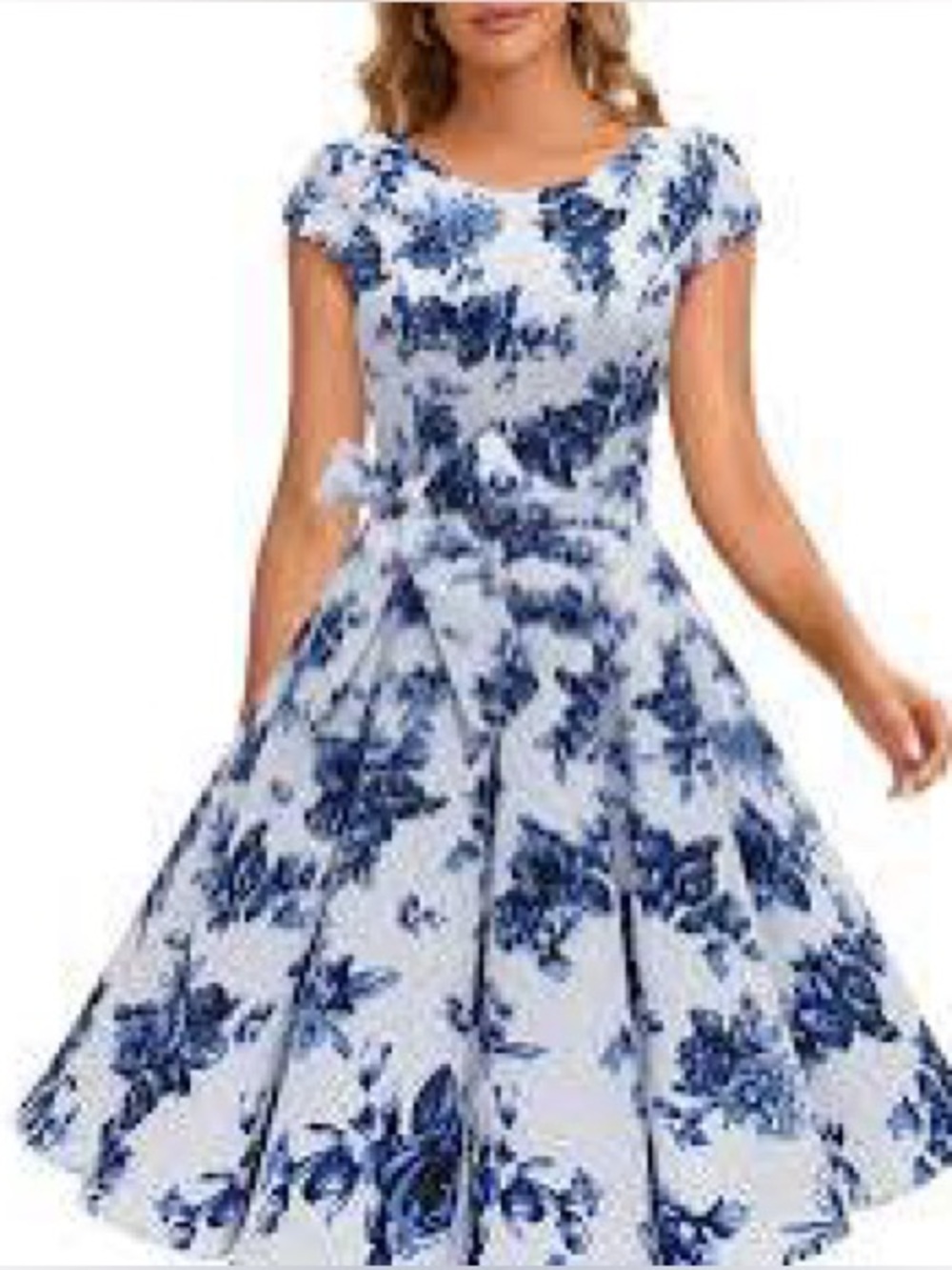 DressyStar 50s Style Afternoon Cocktail party dress. Size L. EUC Worn Once